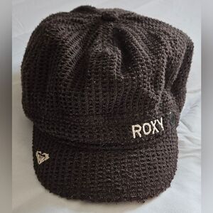 Vintage Roxy Women's Brown Knit Hat RARE